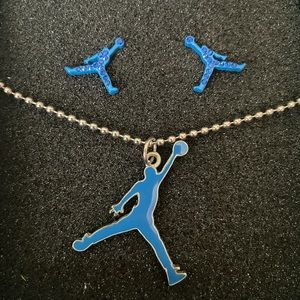 Jordan Studs and Necklace